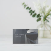 専門の金属のエレガントでモダンな構造 名刺 (スタンド正面)