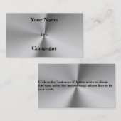 専門の金属 名刺 (正面/裏面)