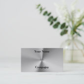 専門の金属 名刺 (スタンド正面)