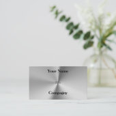 専門の金属 名刺 (スタンド正面)