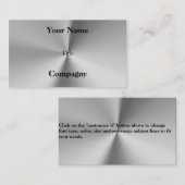 専門の金属 名刺 (正面/裏面)