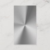 専門の金属 名刺 (裏面)