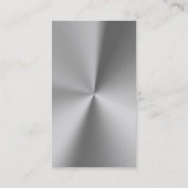 専門の金属 名刺 (裏面)