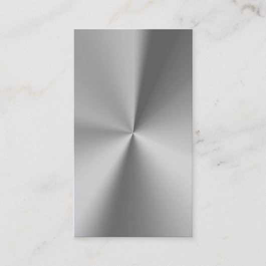 専門の金属 名刺 (正面)