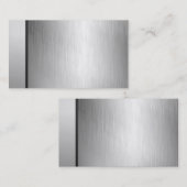 専門の銀製の名刺 名刺 (正面/裏面)