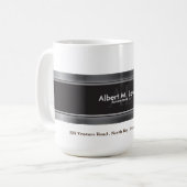 専門の銀製の金属のプロモーションビジネスマグ コーヒーマグカップ (正面左)