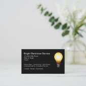 専門の電気技師 名刺 (スタンド正面)