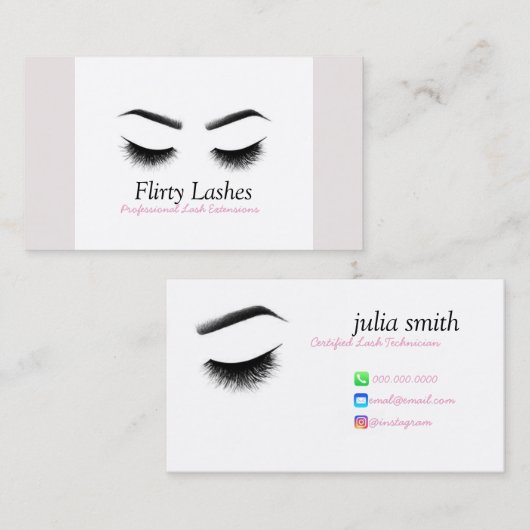 専門の鞭ビジネス 名刺 (正面/裏面)