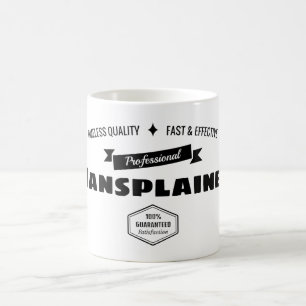 専門のMansplainer コーヒーマグカップ