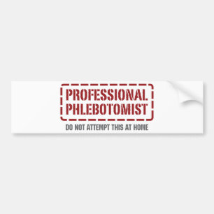 専門のPhlebotomist バンパーステッカー