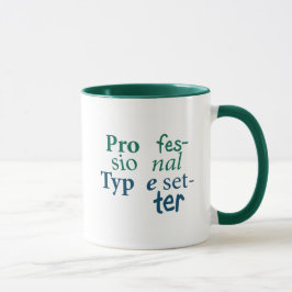 専門のTypesetterのマグ マグカップ