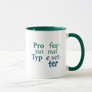 専門のTypesetterのマグ マグカップ