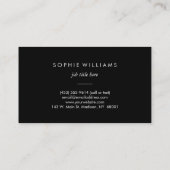 専門はっきりしたな花 名刺 (裏面)