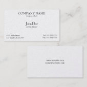 、専門エレガント、名刺 名刺 (正面/裏面)