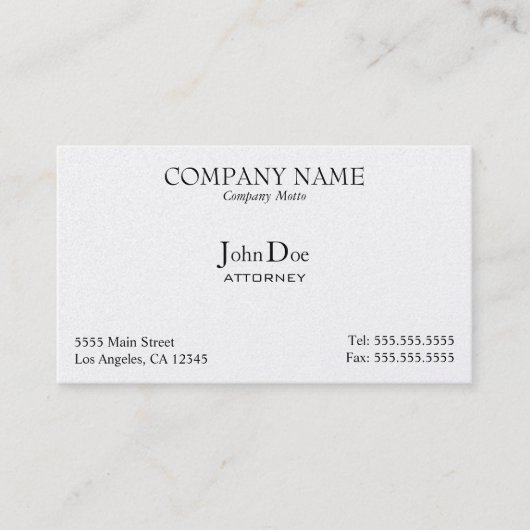 、専門エレガント、名刺 名刺 (正面)