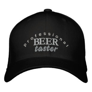 専門ビールテースターによって刺繍される帽子 刺繍入りキャップ