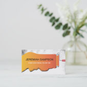 専門ペインターの名刺 名刺 (スタンド正面)