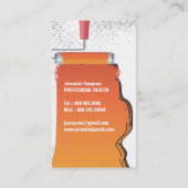 専門ペインターの名刺 名刺 (裏面)