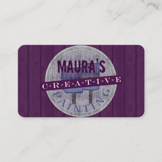 専門ペインターの名刺 名刺 (正面)