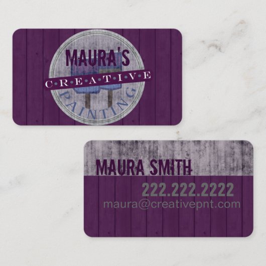 専門ペインターの名刺 名刺 (正面/裏面)