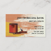 専門ペインターの建築業者の名刺 名刺 (正面)