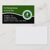 専門ペインターサービス 名刺 (正面/裏面)