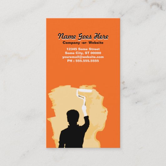 専門ペインター 名刺 (正面)