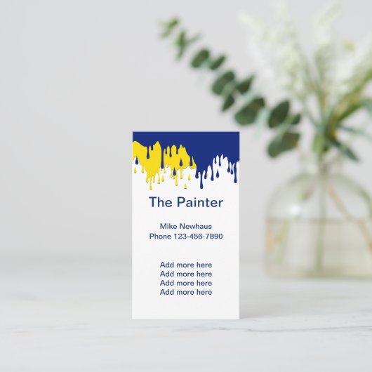 専門ペインター 名刺 (スタンド正面)