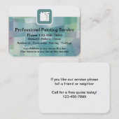 専門ペインター 名刺 (正面/裏面)