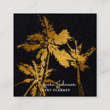 専門モダンで暗い熱帯金色やし自由章の木