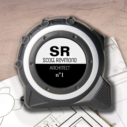 専門モダン建築家の白黒 メジャー