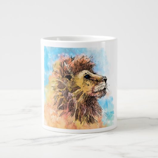 専門信じマグカップ ジャンボコーヒーマグカップ (正面)