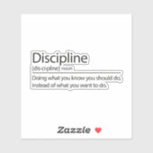 専門分野の定やる気を起こさせる義， 感動的 シール (シート)