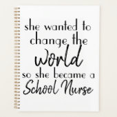 専門分野別にナースをカスタマイズ世界を変える プランナー手帳 (正面)