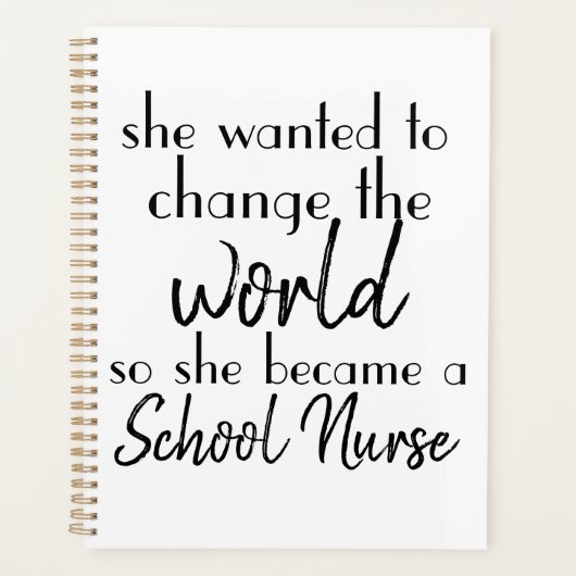 専門分野別にナースをカスタマイズ世界を変える プランナー手帳 (正面)