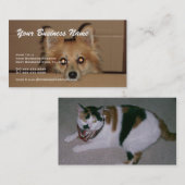 専門動物のグルーミングの名刺 名刺 (正面/裏面)