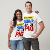 専門家が一致してトランプは豚だと言う Tシャツ (ユニセックス)