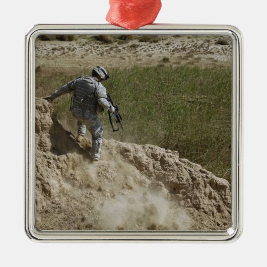 専門家が下がる メタルオーナメント (正面)