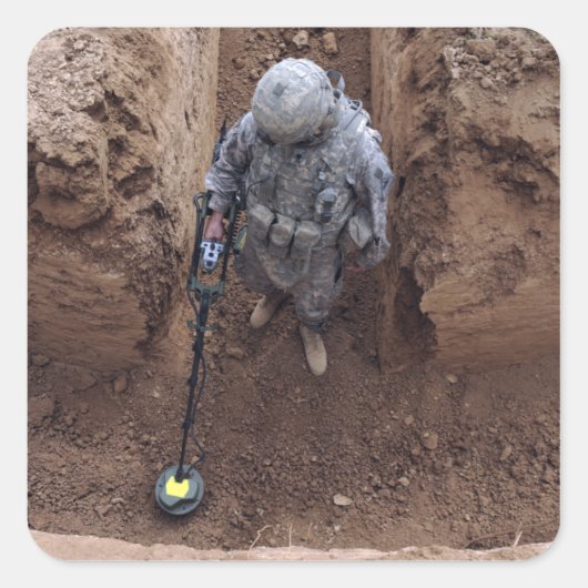 専門家が武器キャッシュを検索する スクエアシール (正面)