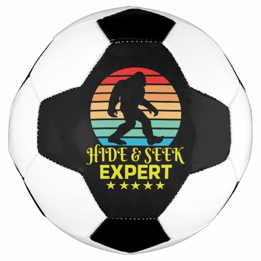 専門家のビッグフットを隠して探おもしろいす サッカーボール (正面)