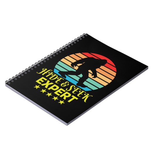 専門家のビッグフットを隠して探おもしろいす ノートブック (左側)