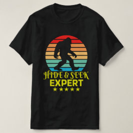専門家のビッグフットを隠して探おもしろいす Tシャツ