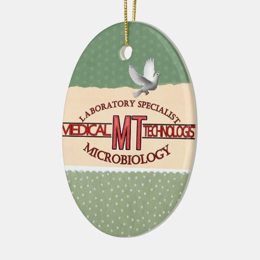 専門家の実験室MTの微生物学医学TECH セラミックオーナメント (左)