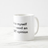 専門家の意見 コーヒーマグカップ (正面右)