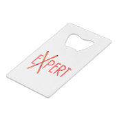 専門家 クレジットカード栓抜き (裏面アングル)