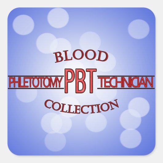 専門家PBT静脈切開術TECH採血 スクエアシール (正面)