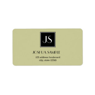 専門的なシンプル ラベル