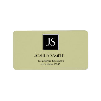 専門的なシンプル ラベル