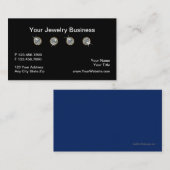 専門的に設計されている上品なジュエリー 名刺 (正面/裏面)