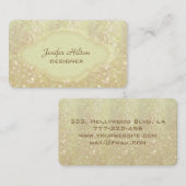 専門的エレガントグリッター《写真》ぼけ味 名刺 (正面/裏面)